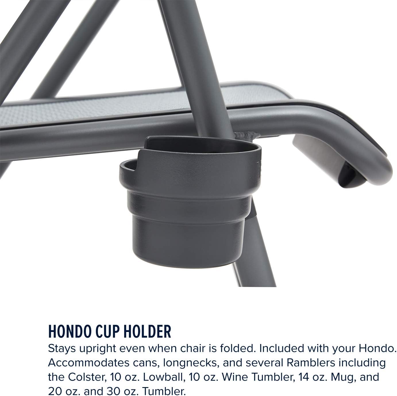 Premium High-Back Camping Chair With Headrest & Cup Holder