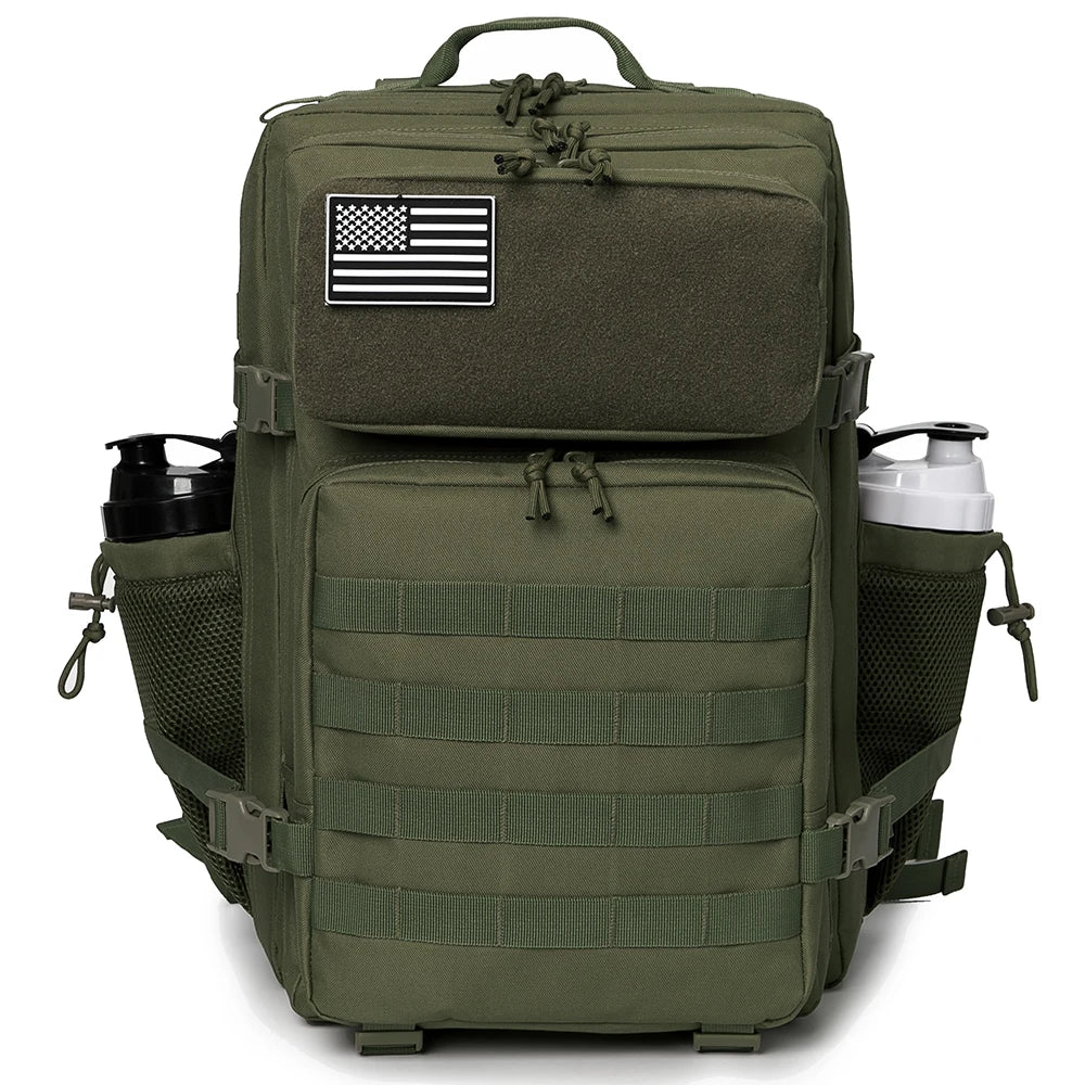 45L Tactical Outdoor Backpack – Hunting, Hiking & Survival Rucksack with Dual Cup Holders