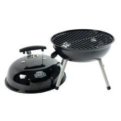 14.5" Dome Portable Charcoal Grill – Tabletop BBQ with Adjustable Vents for Camping & Tailgating