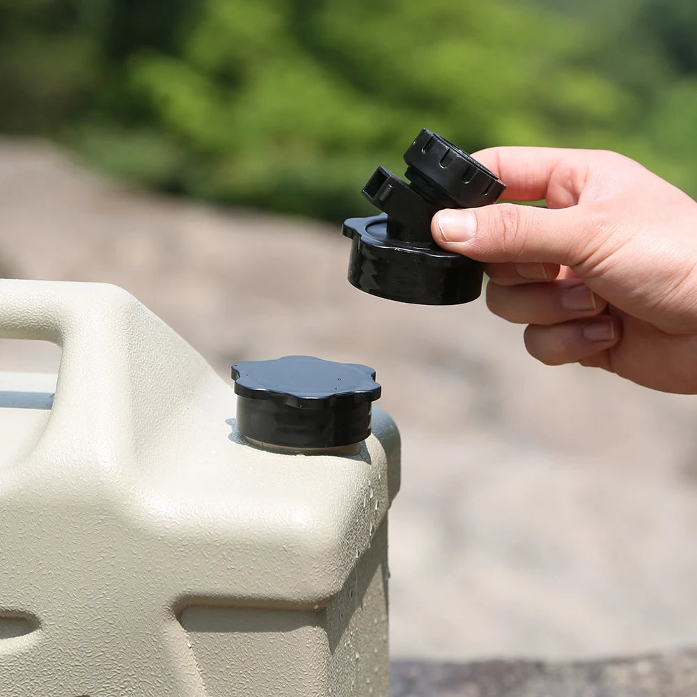 Portable Water Faucet with Hose Extender – Replacement Tap for Camping Water Jugs & Tanks