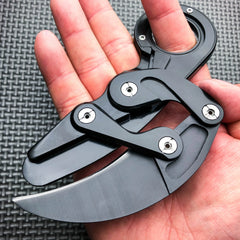 Mini Tactical Karambit Knife – All-Steel Claw Multi-Tool EDC for Camping & Outdoor Adventures