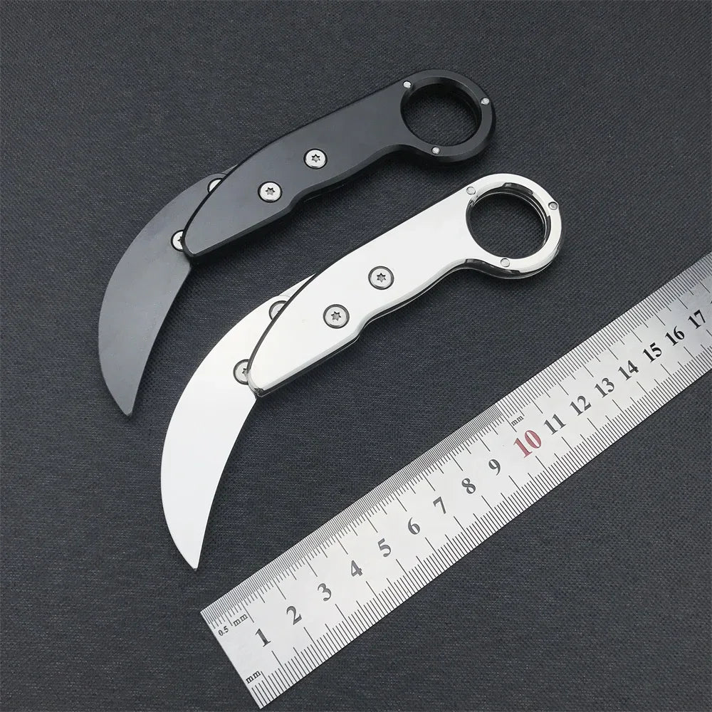 Mini Tactical Karambit Knife – All-Steel Claw Multi-Tool EDC for Camping & Outdoor Adventures