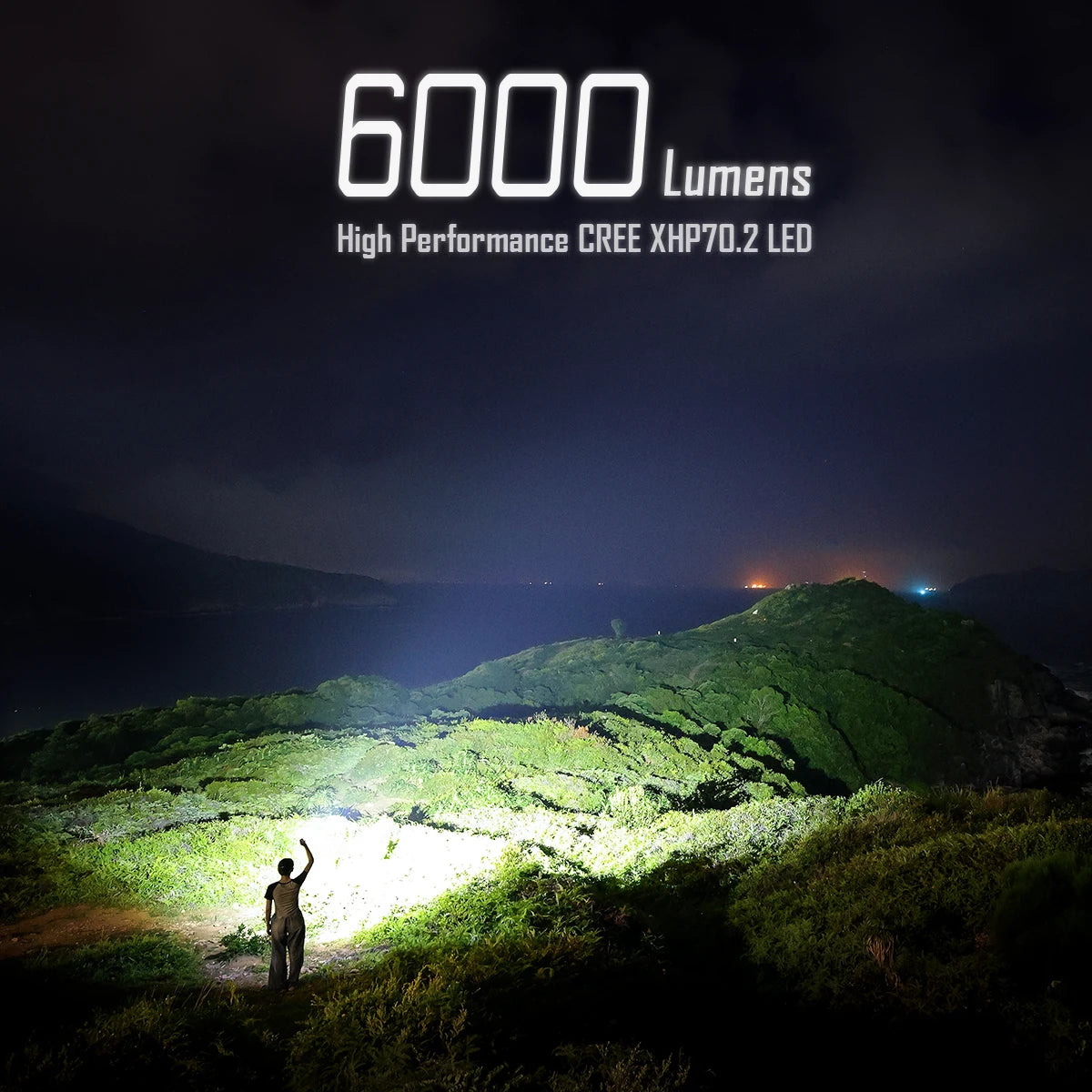 IMALENT BL70 – 6000 Lumens EDC Flashlight with Dual Light Sources & Type-C Fast Charging, Ideal for Camping & Work