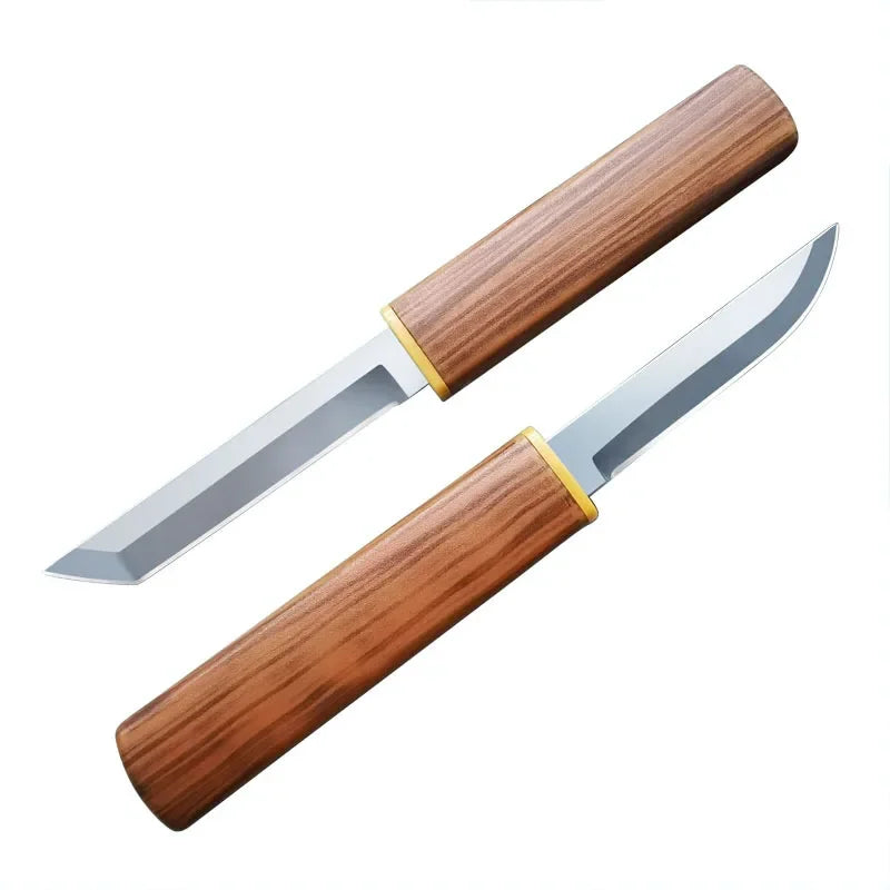2-Pack Outdoor Fixed Blade Hunting Knives – Steel Tactical Survival Knives for Camping, Fishing & Hunting