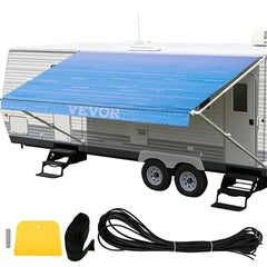 19-Foot Durable RV Awning Fabric – Heavy-Duty Vinyl Canopy for Campers, Vans & Trailers