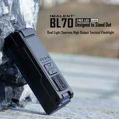 IMALENT BL70 – 6000 Lumens EDC Flashlight with Dual Light Sources & Type-C Fast Charging, Ideal for Camping & Work