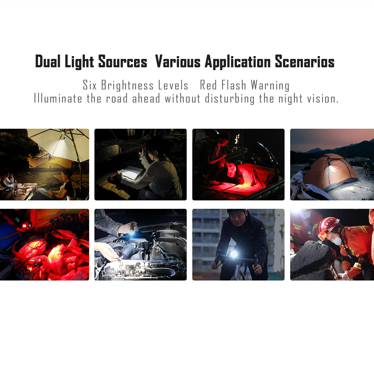 IMALENT BL70 – 6000 Lumens EDC Flashlight with Dual Light Sources & Type-C Fast Charging, Ideal for Camping & Work