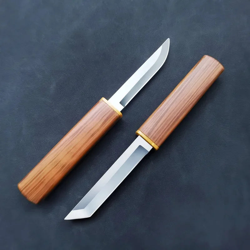 2-Pack Outdoor Fixed Blade Hunting Knives – Steel Tactical Survival Knives for Camping, Fishing & Hunting