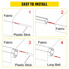 19-Foot Durable RV Awning Fabric – Heavy-Duty Vinyl Canopy for Campers, Vans & Trailers