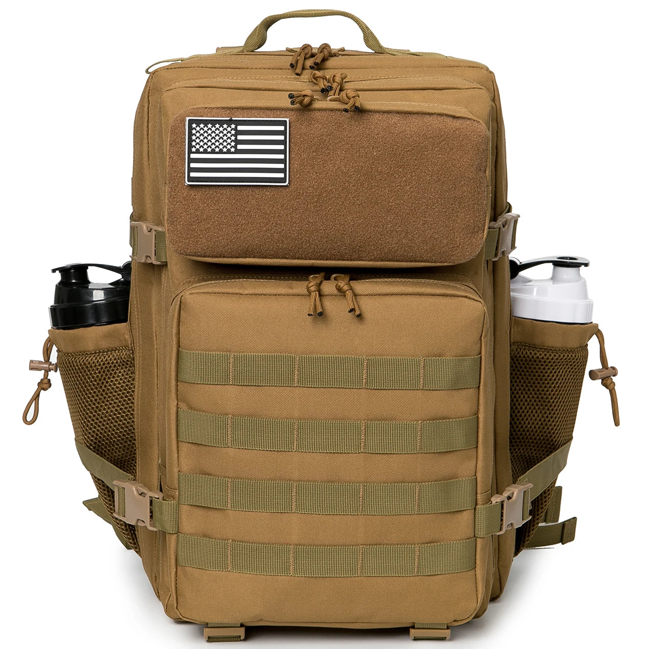 45L Tactical Outdoor Backpack – Hunting, Hiking & Survival Rucksack with Dual Cup Holders