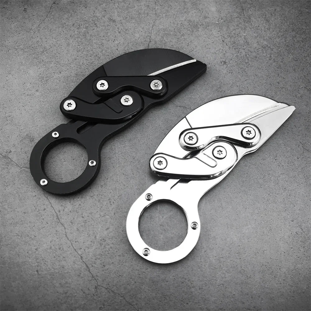 Mini Tactical Karambit Knife – All-Steel Claw Multi-Tool EDC for Camping & Outdoor Adventures