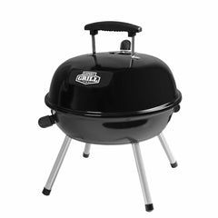 14.5" Dome Portable Charcoal Grill – Tabletop BBQ with Adjustable Vents for Camping & Tailgating