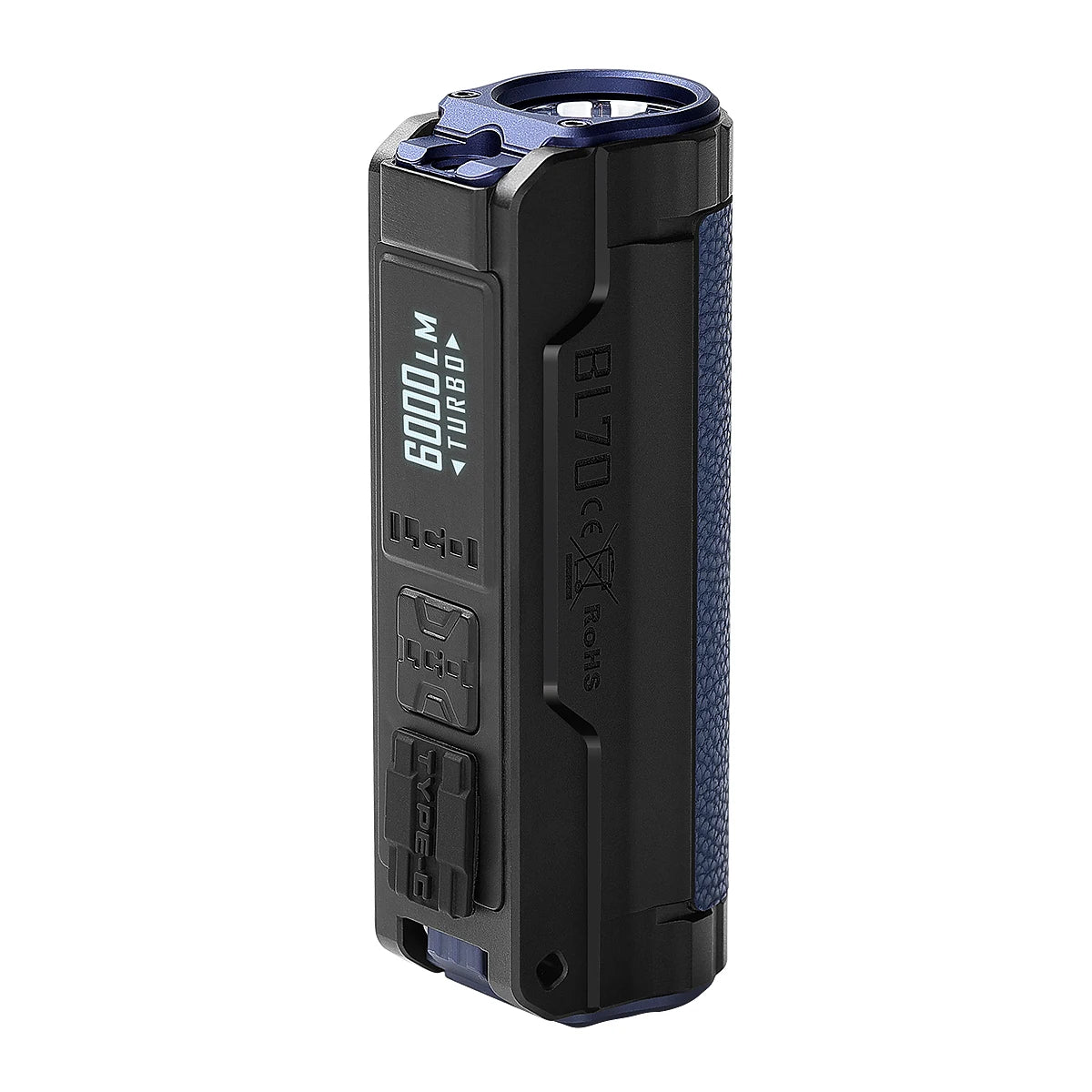 IMALENT BL70 – 6000 Lumens EDC Flashlight with Dual Light Sources & Type-C Fast Charging, Ideal for Camping & Work