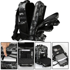 45L Tactical Outdoor Backpack – Hunting, Hiking & Survival Rucksack with Dual Cup Holders