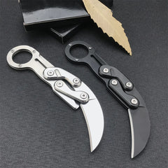 Mini Tactical Karambit Knife – All-Steel Claw Multi-Tool EDC for Camping & Outdoor Adventures