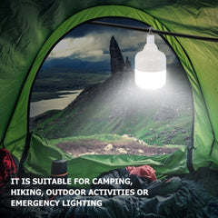 Rechargeable LED Camping Lantern – USB Charging, Energy-Efficient Lighting with Hook for Outdoor Adventures