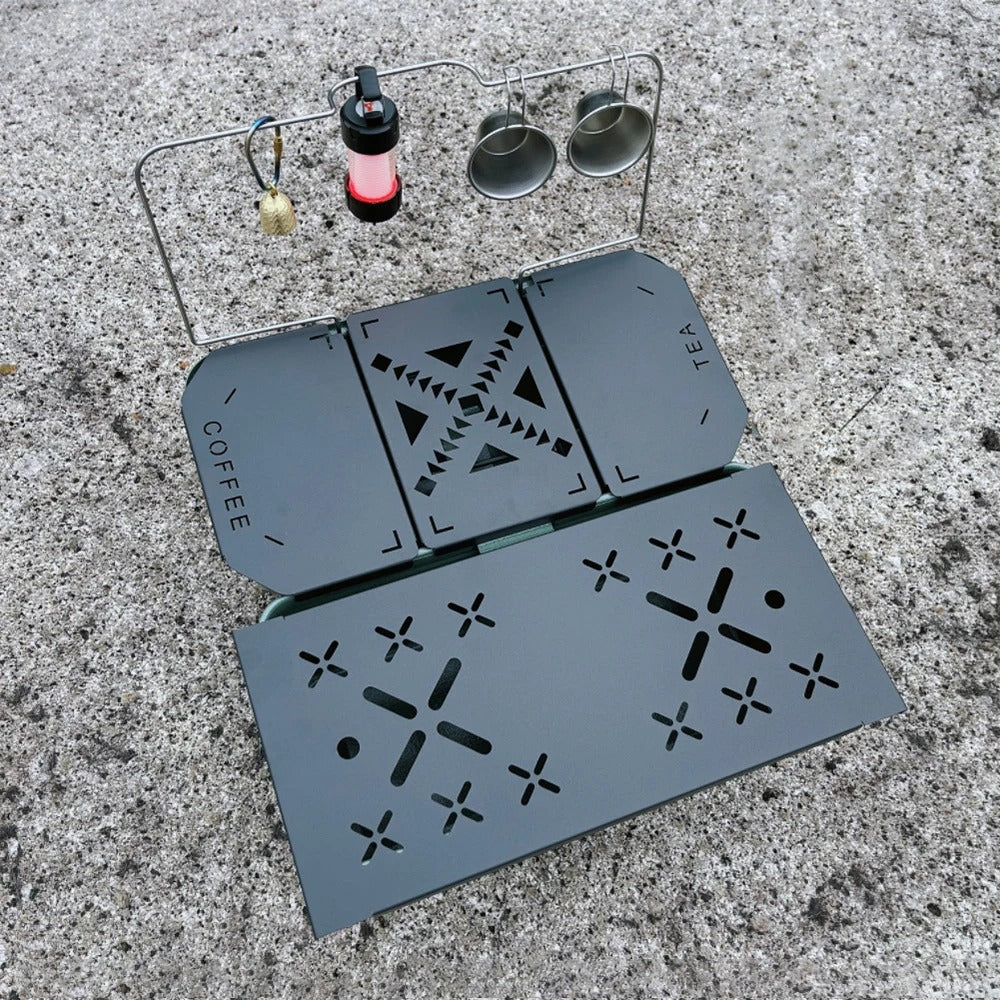 Aluminum Alloy Folding Tabletop for Stanley Lunch Box 9.4L – Versatile Outdoor Camping Accessory