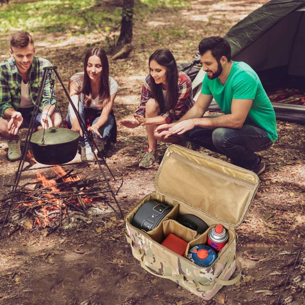 Scratch-Resistant Gas Tank Storage Bag – Large Capacity Canister Holder for Camping & Picnic Cooking Gear