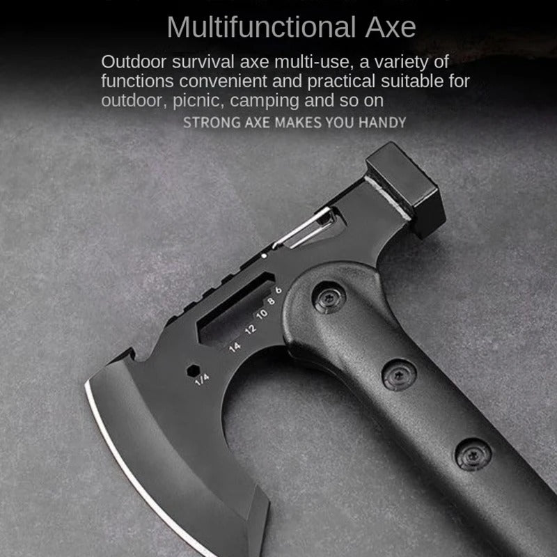 Devil’s Assault Multi-Function Tactical Axe – Camping, Survival, Firefighting & Outdoor Rescue Tool