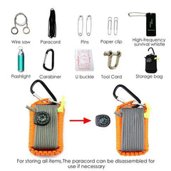 Outdoor Survival Kit Set – Multifunction Camping, Travel & Wilderness First Aid Emergency Gear