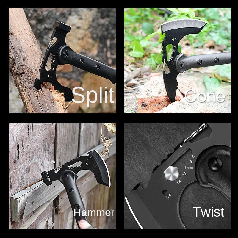 Devil’s Assault Multi-Function Tactical Axe – Camping, Survival, Firefighting & Outdoor Rescue Tool