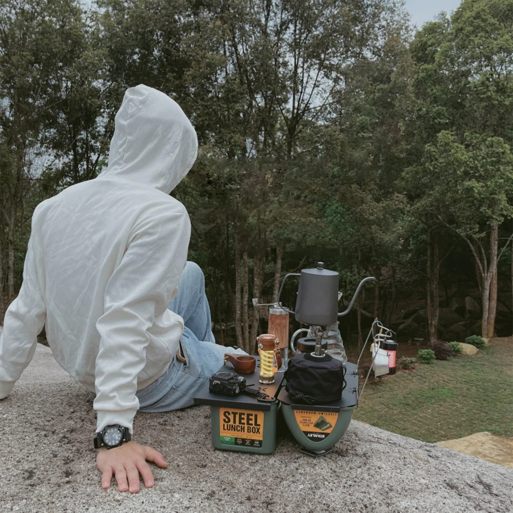 Aluminum Alloy Folding Tabletop for Stanley Lunch Box 9.4L – Versatile Outdoor Camping Accessory