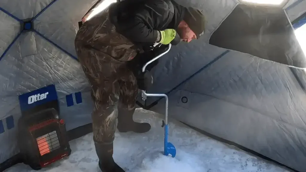 Ice Fishing For Bass Tactics Ice Fishing Auger