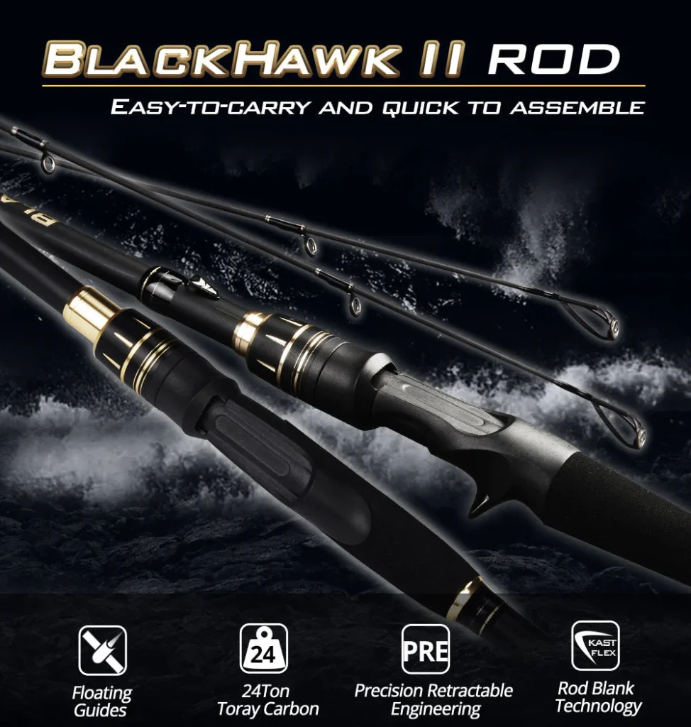 KastKing Blackhawk II Telescopic Fishing Rods Review